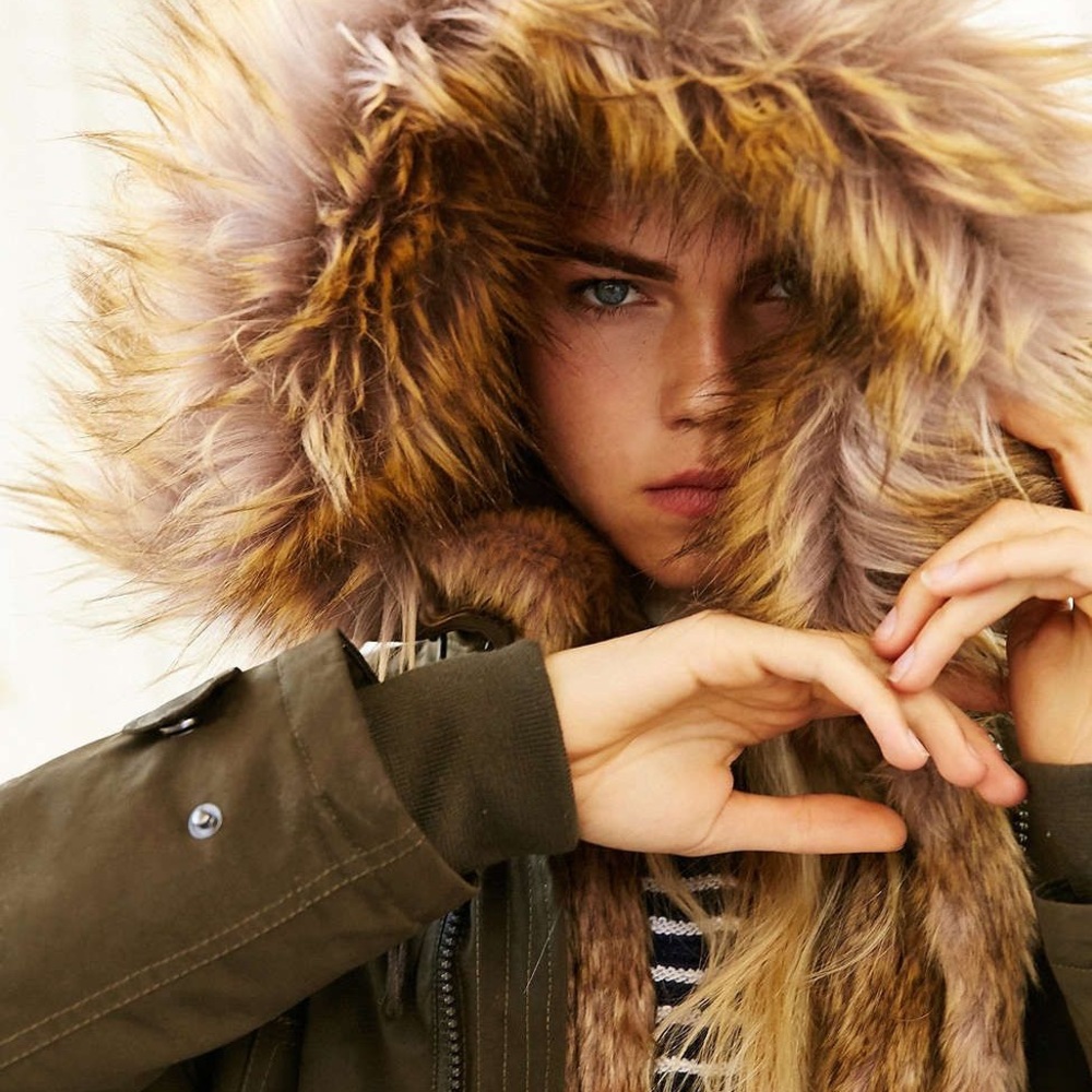 Members Only Faux Fur Lined Winter Parka